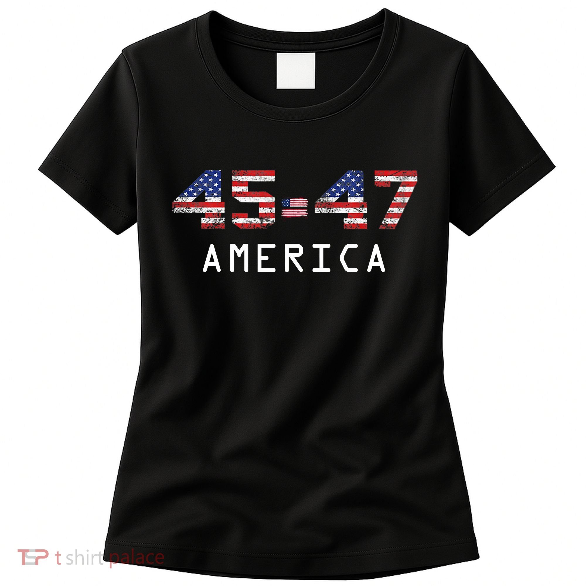 45 47 America Flag Women's T-Shirt