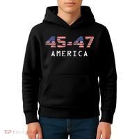 45 47 America Flag Kids Hoodie thumb 4