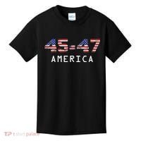 45 47 America Flag Kids T-Shirt thumb 0
