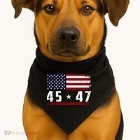 45 47 Donald Trump USA-Made Doggie Bandana thumb 1