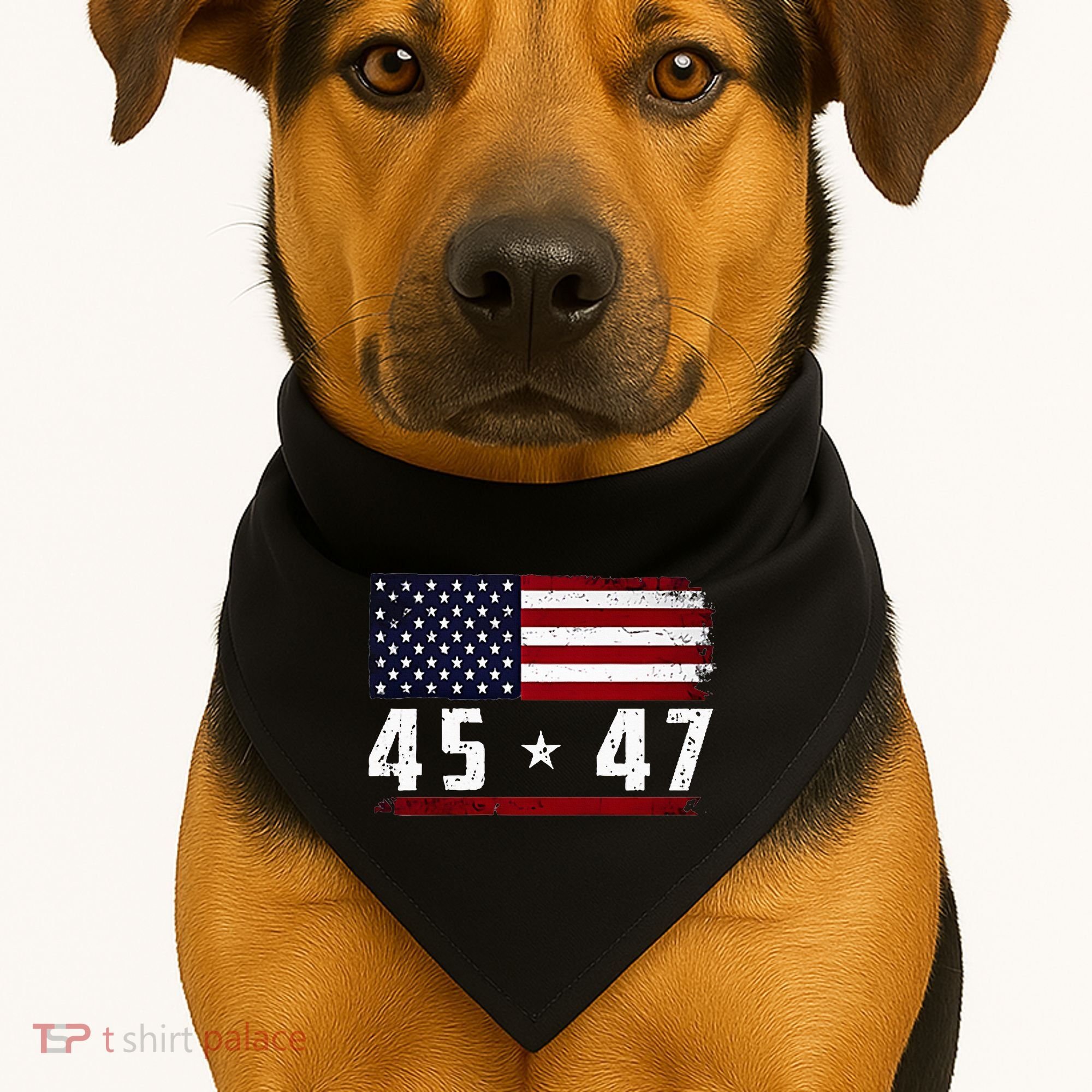 45 47 Donald Trump USA-Made Doggie Bandana