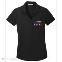 45 47 Donald Trump Women's Dry Zone Grid Polo thumb 0
