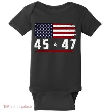 45 47 Donald Trump Baby Bodysuit