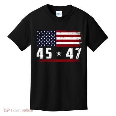 45 47 Donald Trump Kids T-Shirt