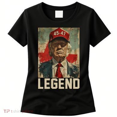 45 47 Donald Trump 2024 Legend Vintage Women's T-Shirt