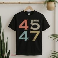 Donald Trump 45 47 Retro 45th 47th President Trump T-Shirt thumb 2