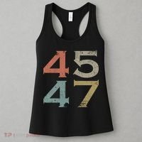 Donald Trump 45 47 Retro 45th 47th President Trump Women's Tank Top thumb 3
