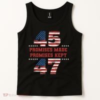 45 47 Promises Made Promises Kept President Trump Victory Tank Top thumb 2