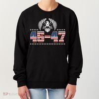 45 47 Trump Wins 2024 Election Women's Sweatshirt thumb 0