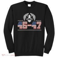 45 47 Trump Wins 2024 Election Sweatshirt thumb 0