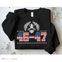 45 47 Trump Wins 2024 Election Sweatshirt thumb 2