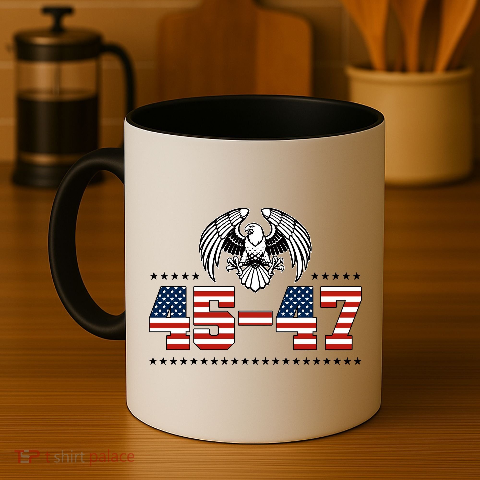 45 47 Trump Wins 2024 Election Coffee Mug