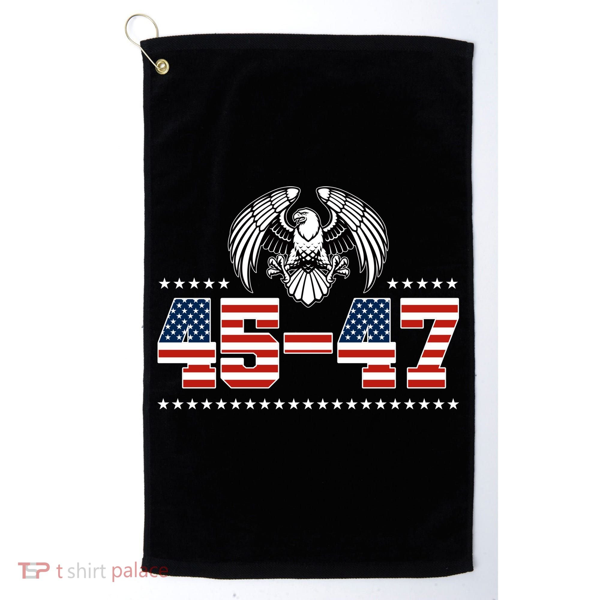 45 47 Trump Wins 2024 Election Golf Towel