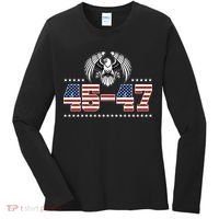 45 47 Trump Wins 2024 Election Women's Long Sleeve Shirt thumb 0