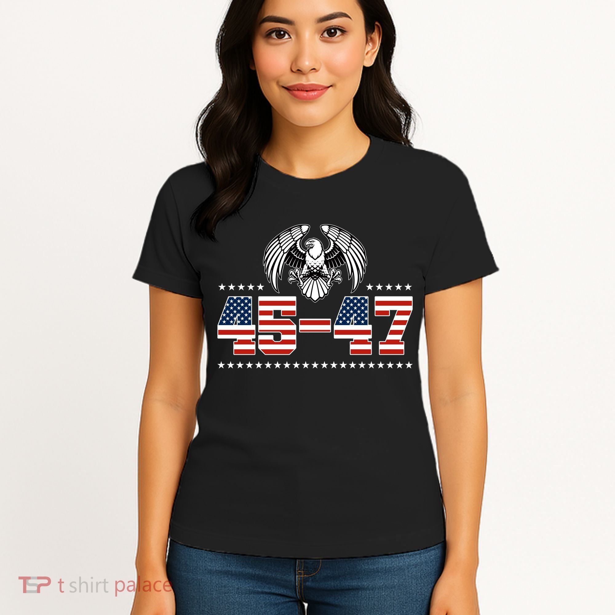 45 47 Trump Wins 2024 Election Women's T-Shirt