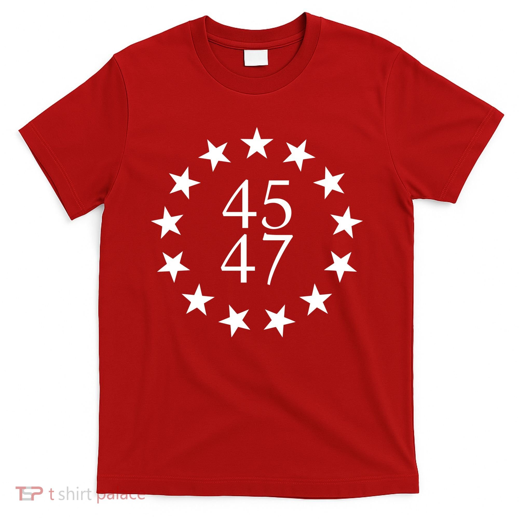 45 47 Trump 2024 Betsy Ross Flag 1776 USA Pro Trump For President T-Shirt
