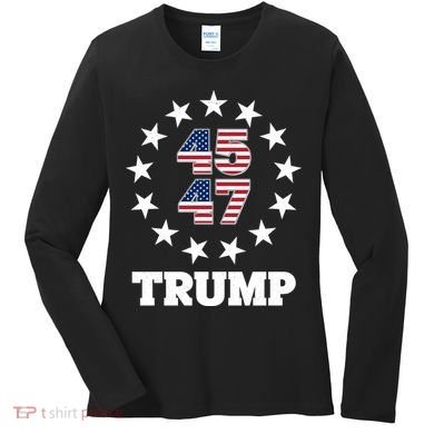 45 47 Trump Women's Long Sleeve Shirt