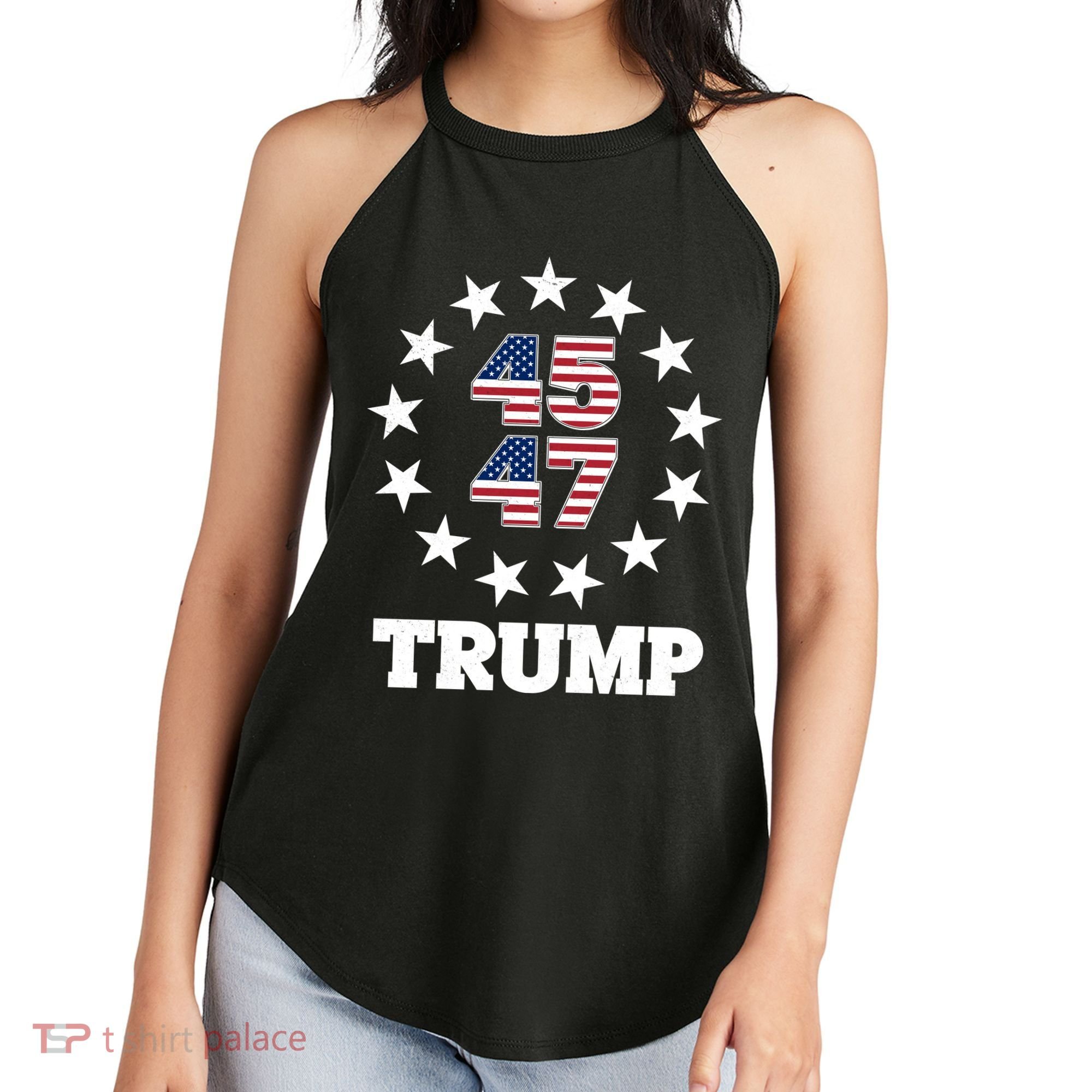 45 47 Trump Women's Perfect Tri Rocker Tank