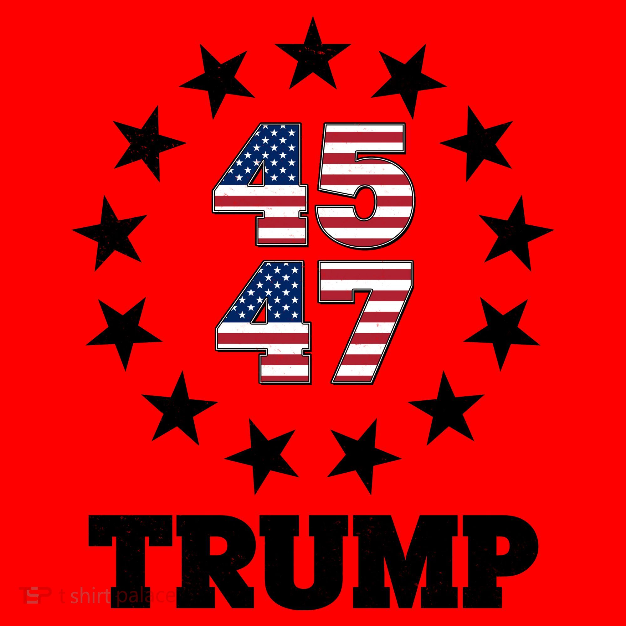 45 47 Trump Santa Hat