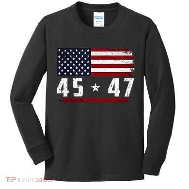 45 47 Trumpt Gift Kids Long Sleeve Shirt