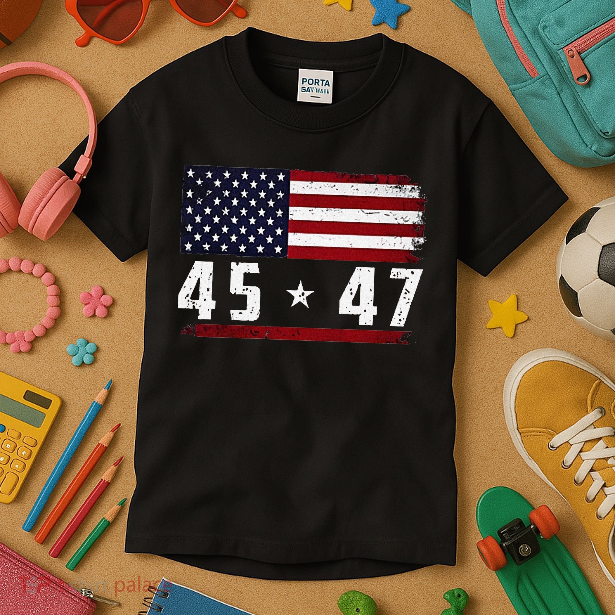 45 47 Trumpt Gift Kids T-Shirt