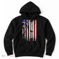45 47 Trump 2024 American Flag Hoodie thumb 0