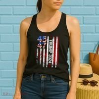45 47 Trump 2024 American Flag Women's Tank Top thumb 2