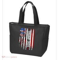 45 47 Trump 2024 American Flag Tote Bag thumb 3