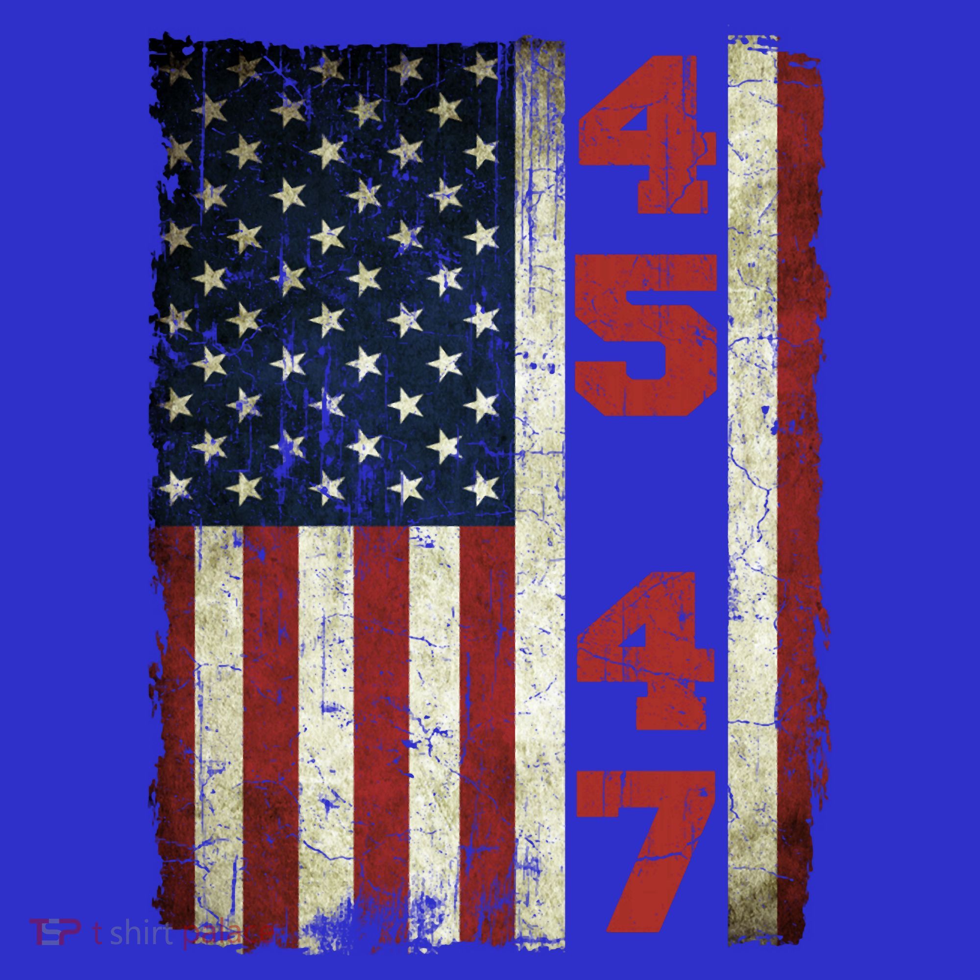 45 47 Trump Vintage Usa Flag 2024 President Election Politic T-Shirt