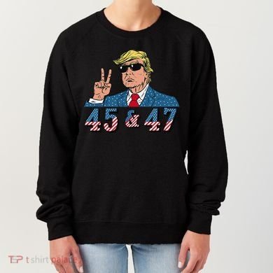 45 47 Trump Vote Elect Won Women's Sweatshirt