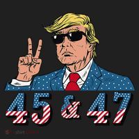 45 47 Trump Vote Elect Won Women's Sweatshirt thumb 2