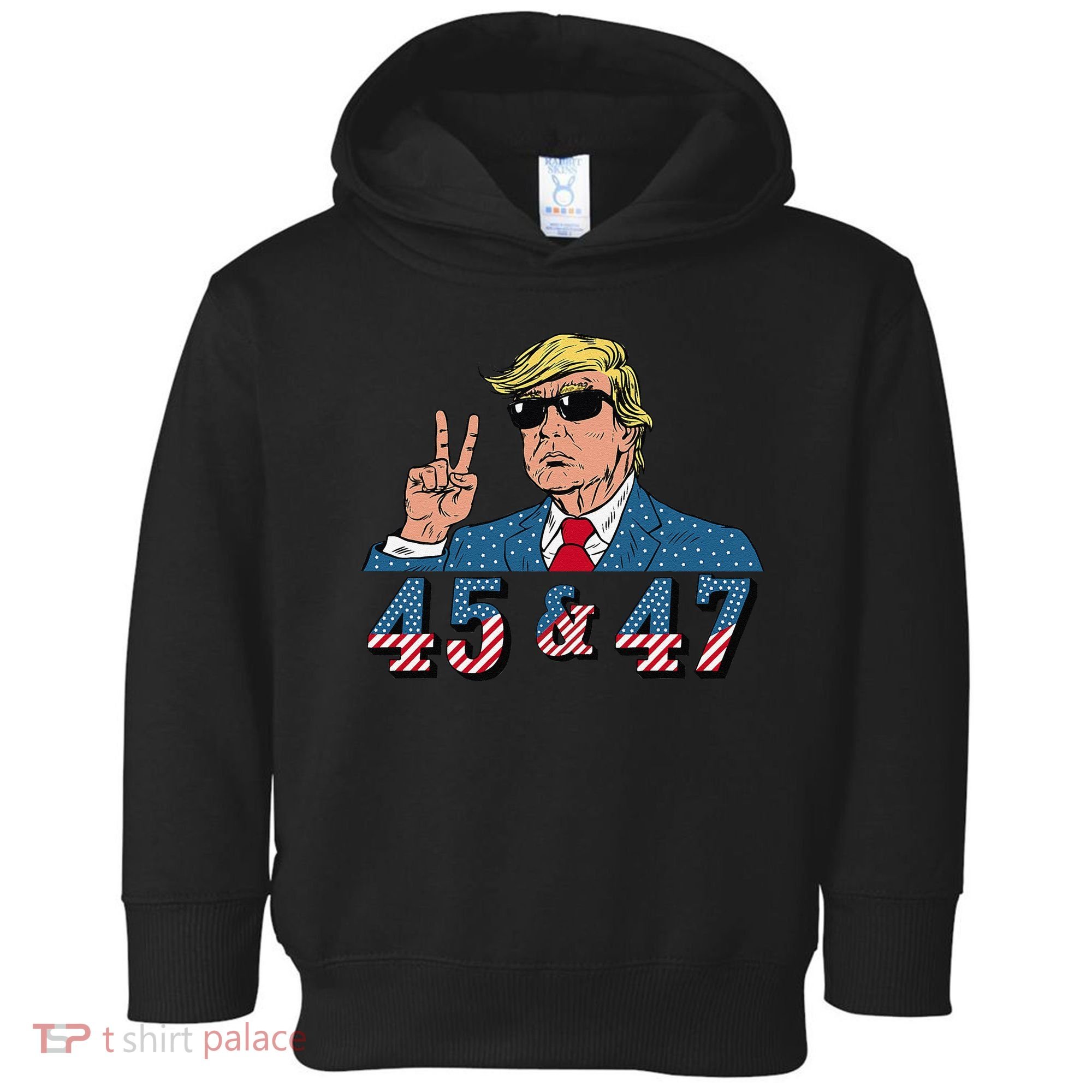 45 47 Trump Vote Elect Won Toddler Hoodie