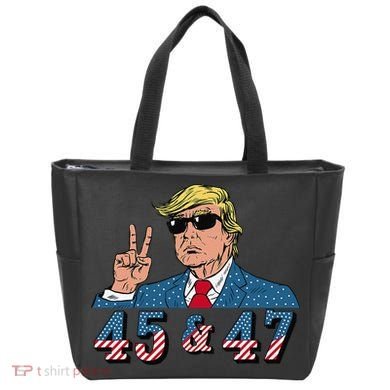 45 47 Trump Vote Elect Won Tote Bag