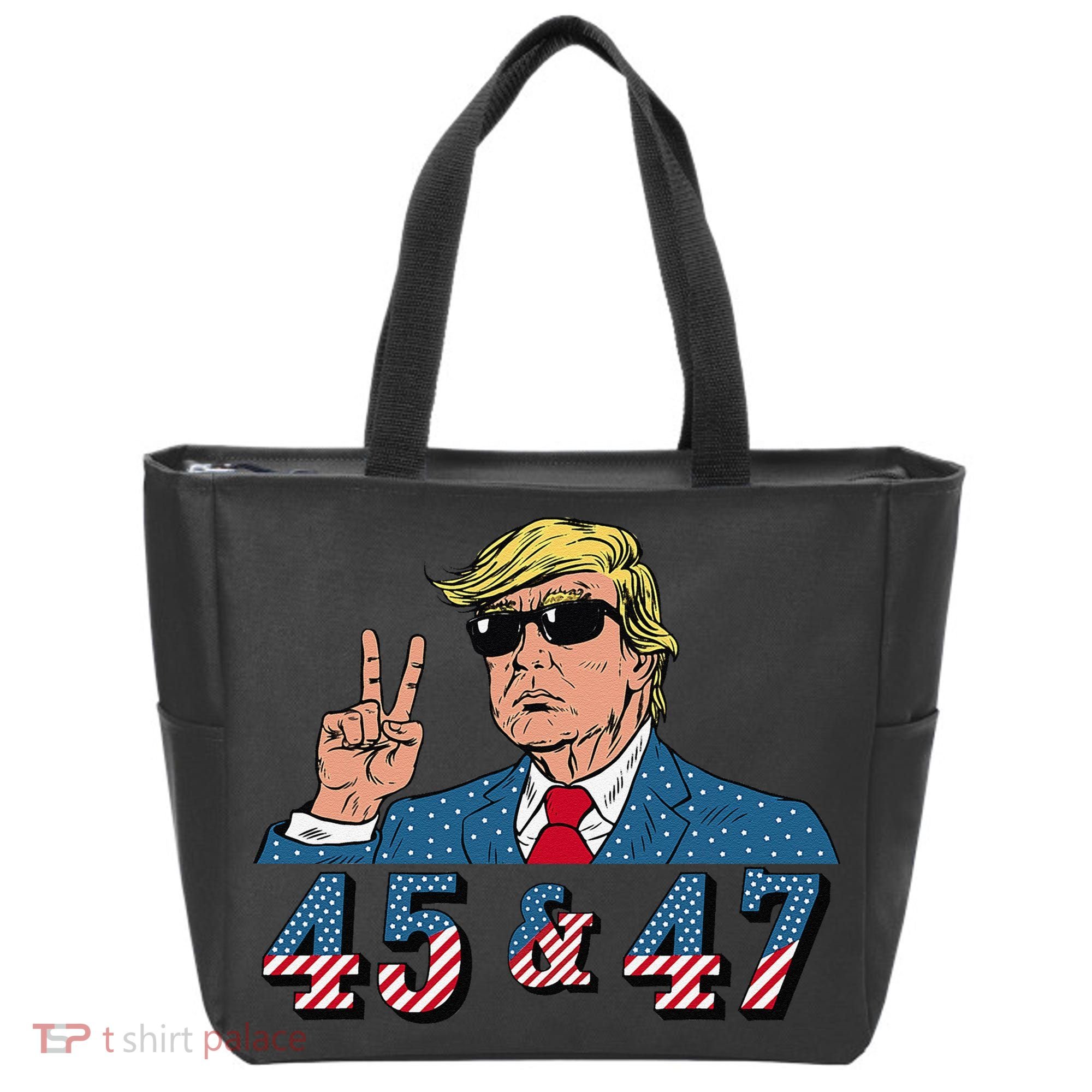 45 47 Trump Vote Elect Won Tote Bag