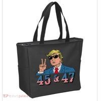 45 47 Trump Vote Elect Won Tote Bag thumb 2