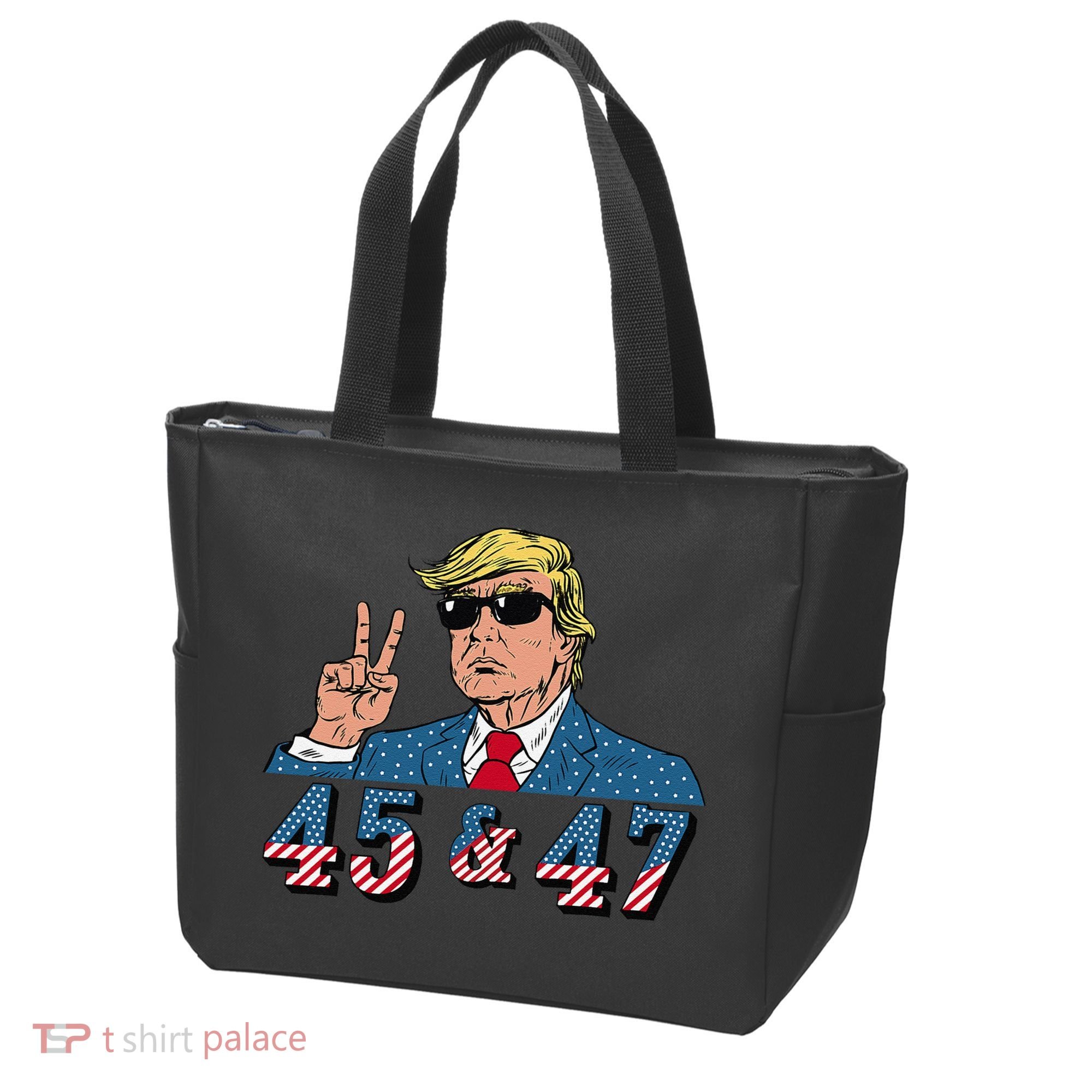 45 47 Trump Vote Elect Won Tote Bag
