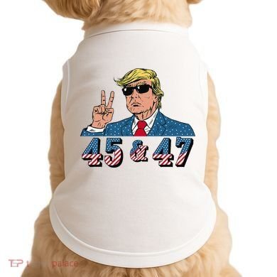 45 47 Trump Vote Elect Won Doggie Tank