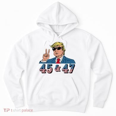 45 47 Trump Vote Elect Won Hoodie