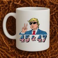 45 47 Trump Vote Elect Won Coffee Mug thumb 2