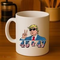 45 47 Trump Vote Elect Won Coffee Mug thumb 4
