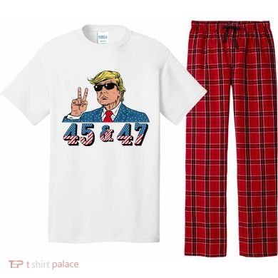 45 47 Trump Vote Elect Won Pajama Set