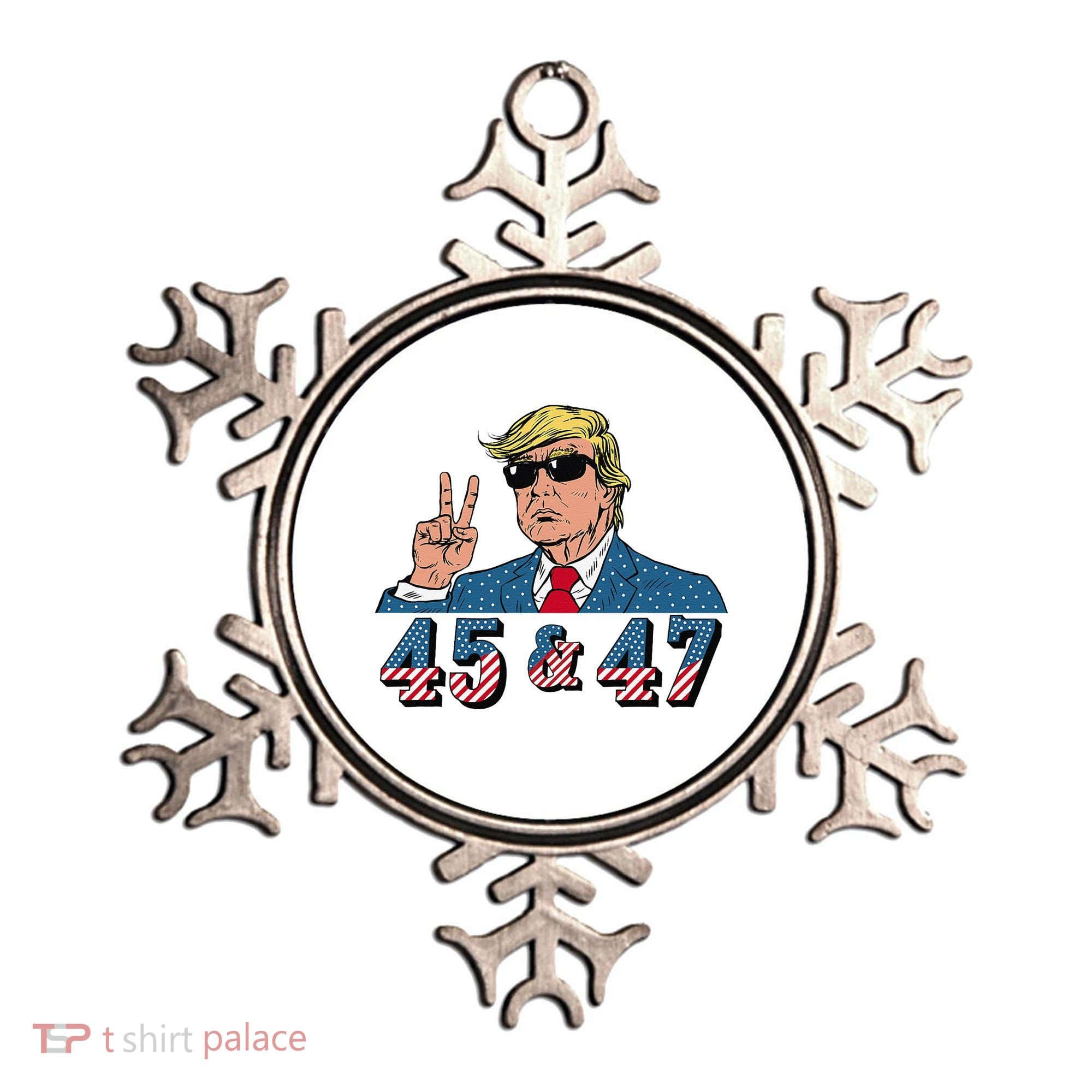 45 47 Trump Vote Elect Won Ornament