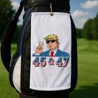 45 47 Trump Vote Elect Won Golf Towel thumb 2