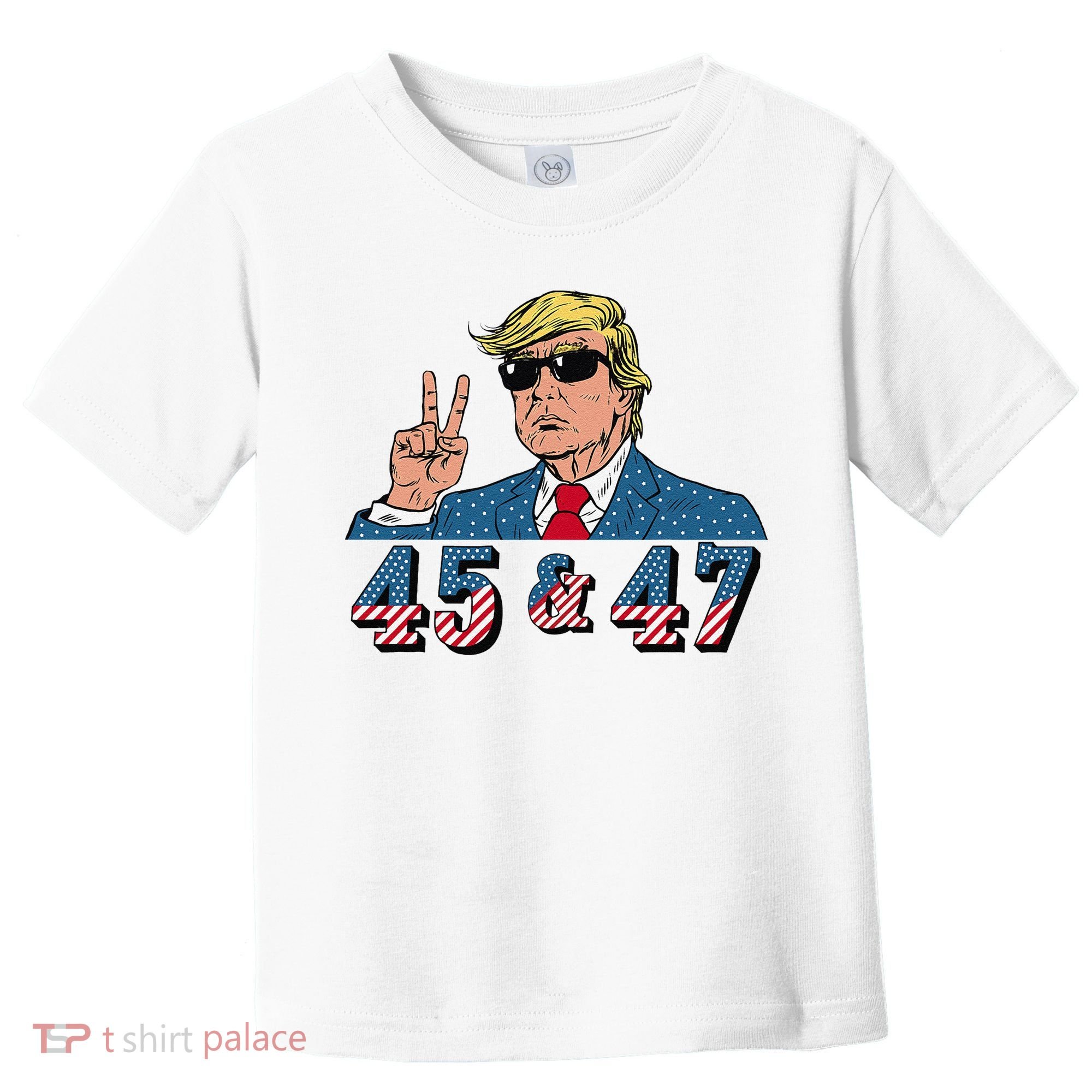 45 47 Trump Vote Elect Won Toddler T-Shirt
