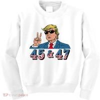 45 47 Trump Vote Elect Won Kids Sweatshirt thumb 0