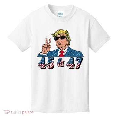 45 47 Trump Vote Elect Won Kids T-Shirt