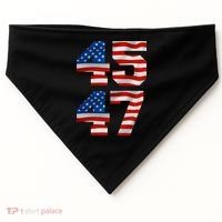 45 47 Trump 2024 USA-Made Doggie Bandana thumb 0