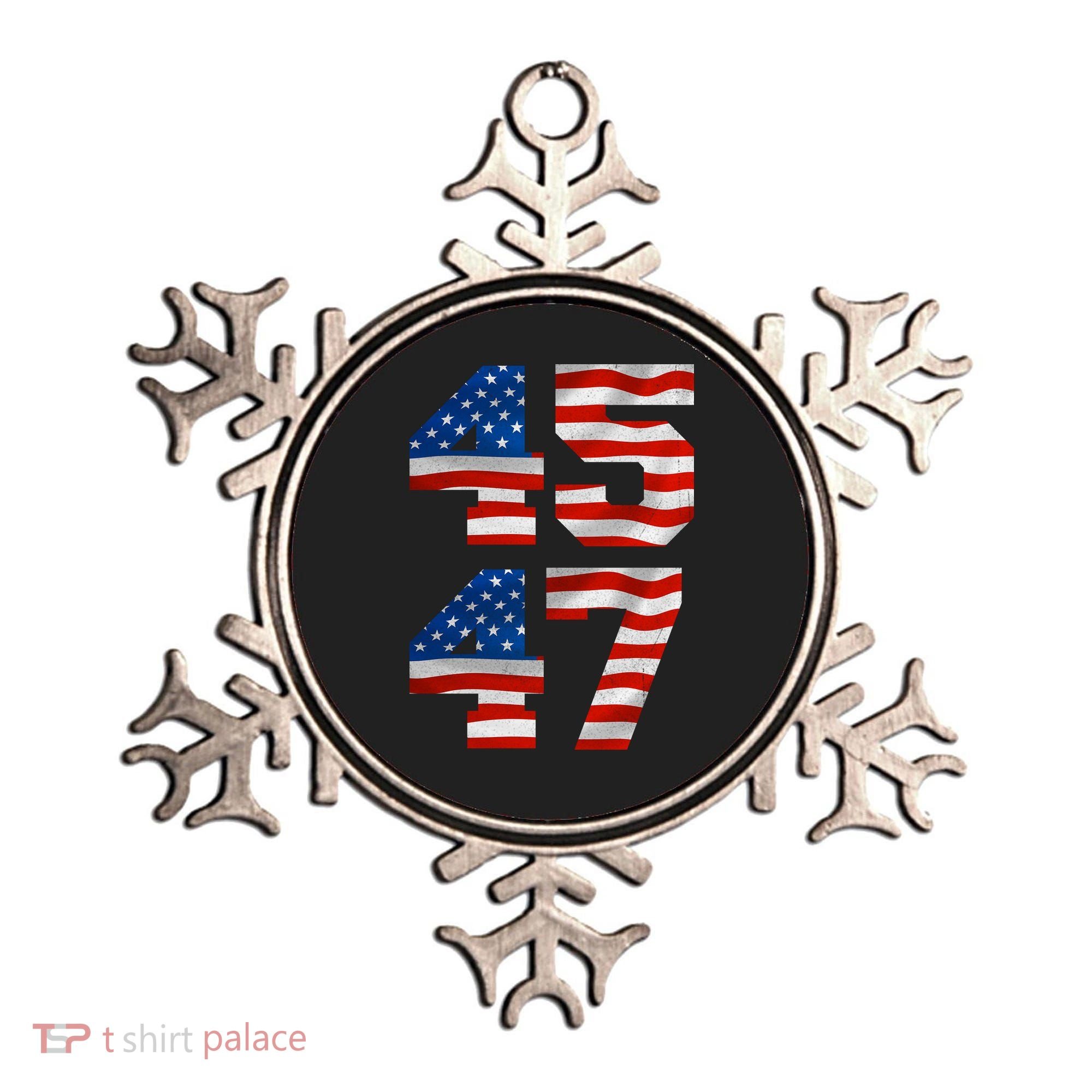 45 47 Trump 2024 Ornament