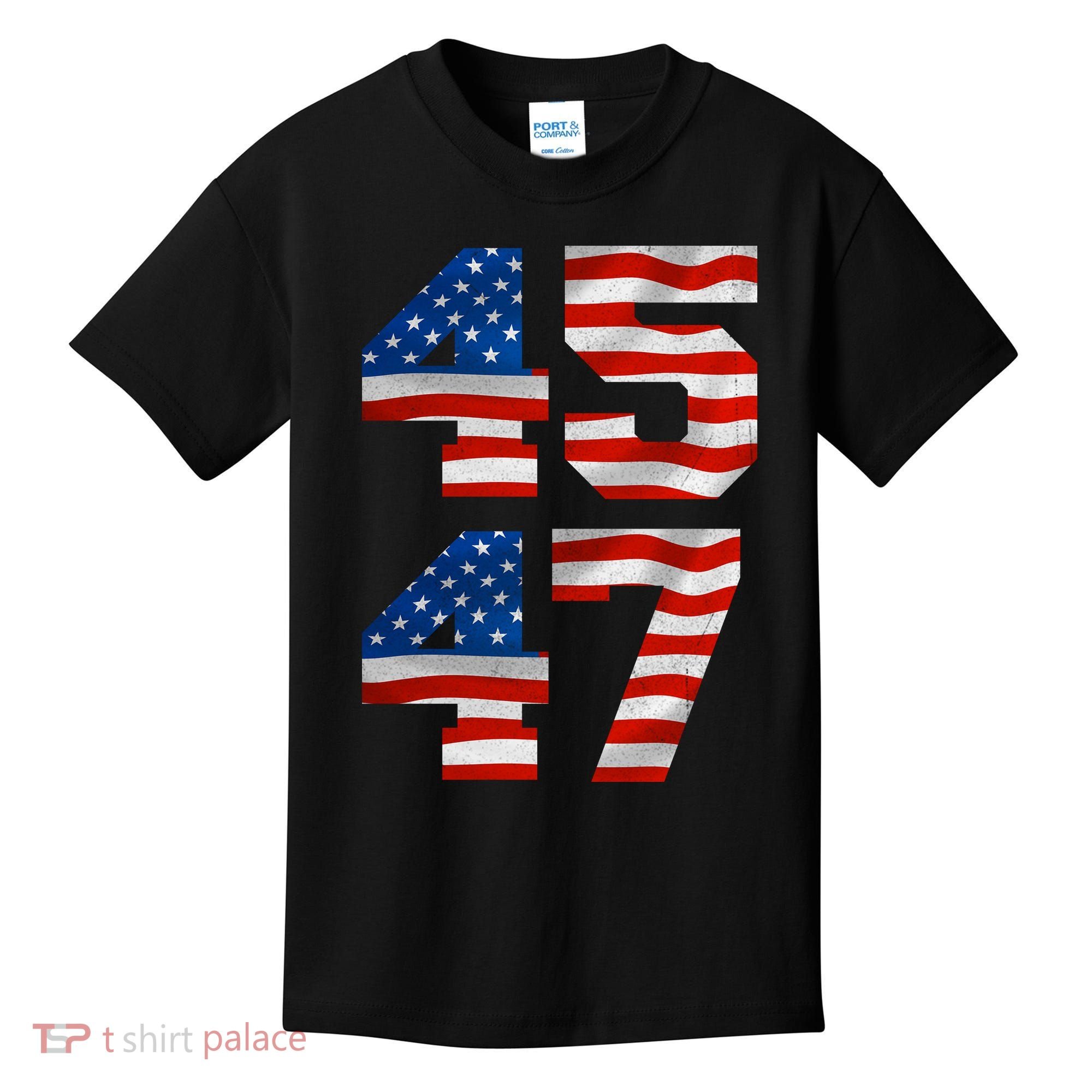45 47 Trump 2024 Kids T-Shirt