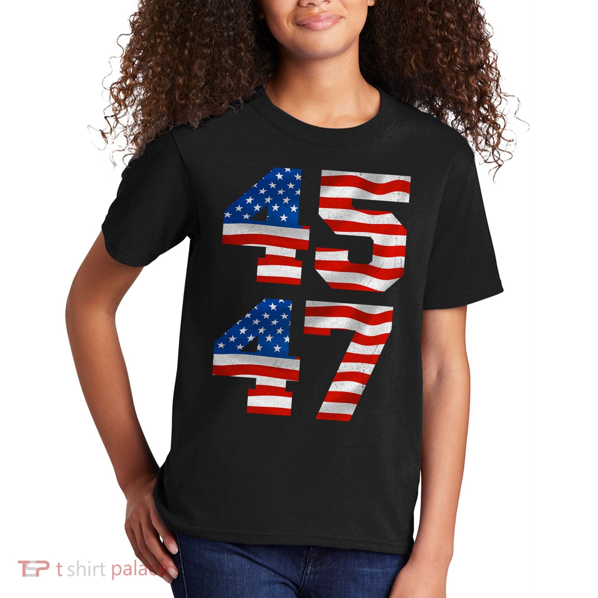45 47 Trump 2024 Kids T-Shirt